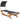 Pat de exterior cu baldachin antracit 100x200x126 cm lemn masiv