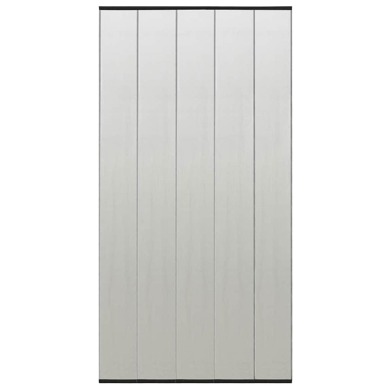 Perdea pentru insecte cu 5 buc. de plasă, negru, 120x240 cm