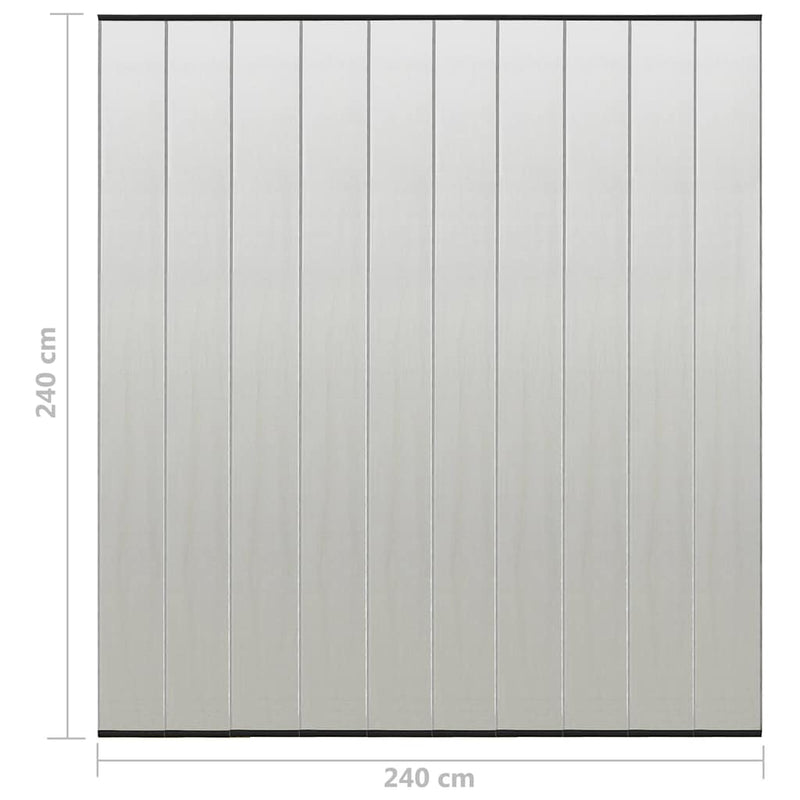 Perdea pentru insecte cu 10 buc. de plasă, negru, 240x240 cm