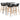 Set bar 5 piese, negru