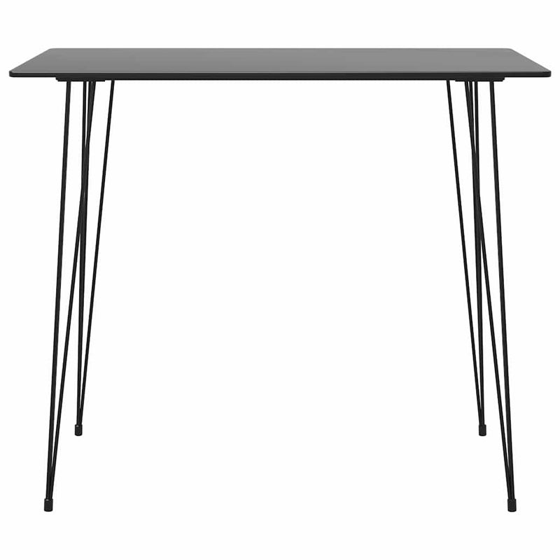Set mobilier de bar, 5 piese, negru