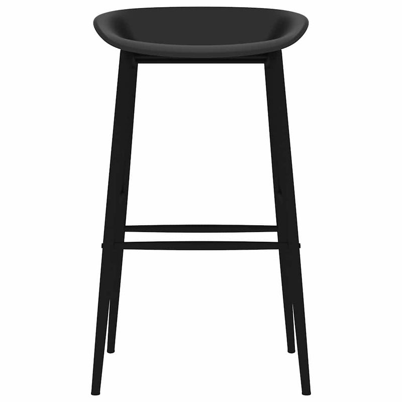 Set mobilier de bar, 5 piese, negru
