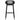 Set mobilier de bar, 7 piese, negru