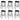 Set mobilier de bar, 7 piese, negru