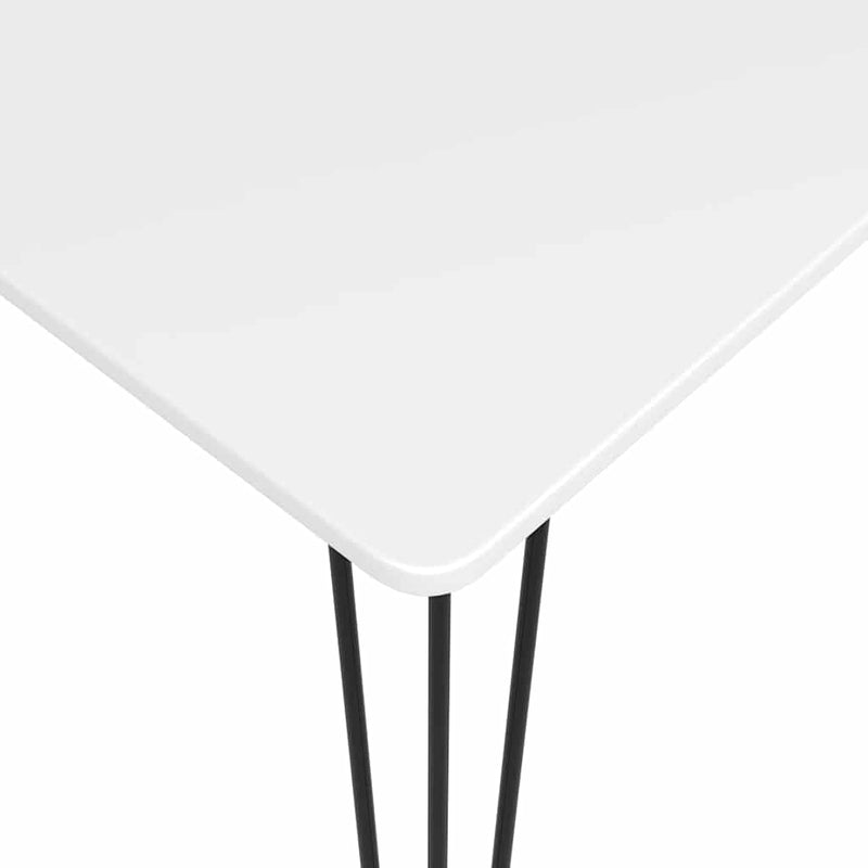 Set mobilier de bar, 5 piese, alb