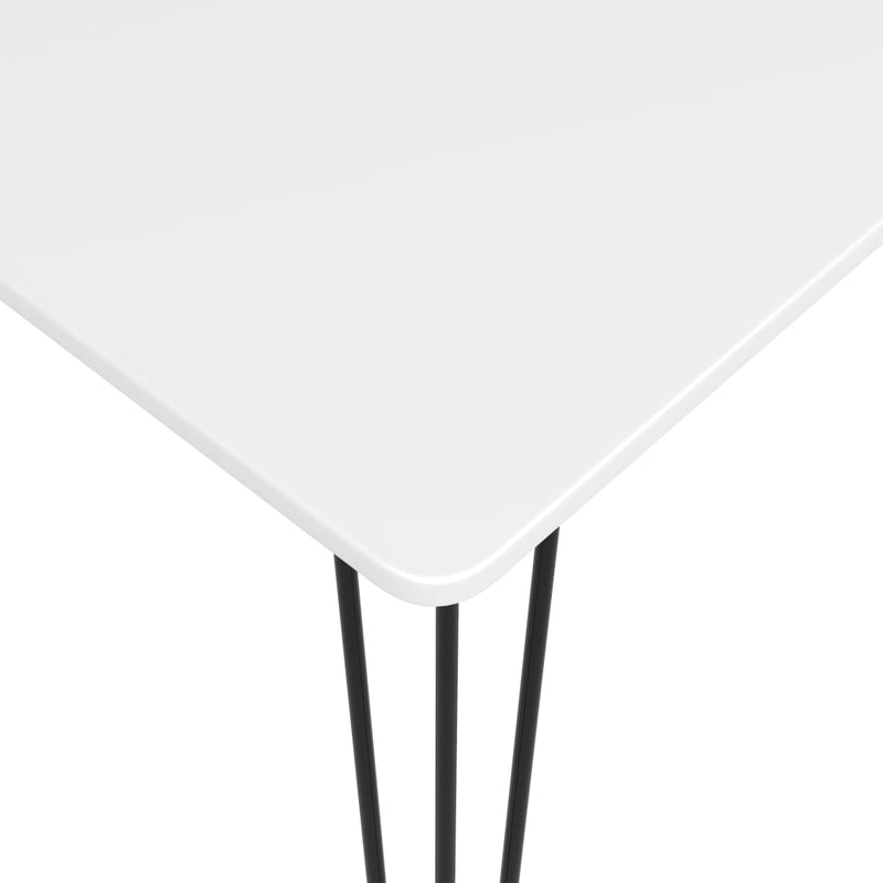 Set mobilier de bar, 7 piese, alb
