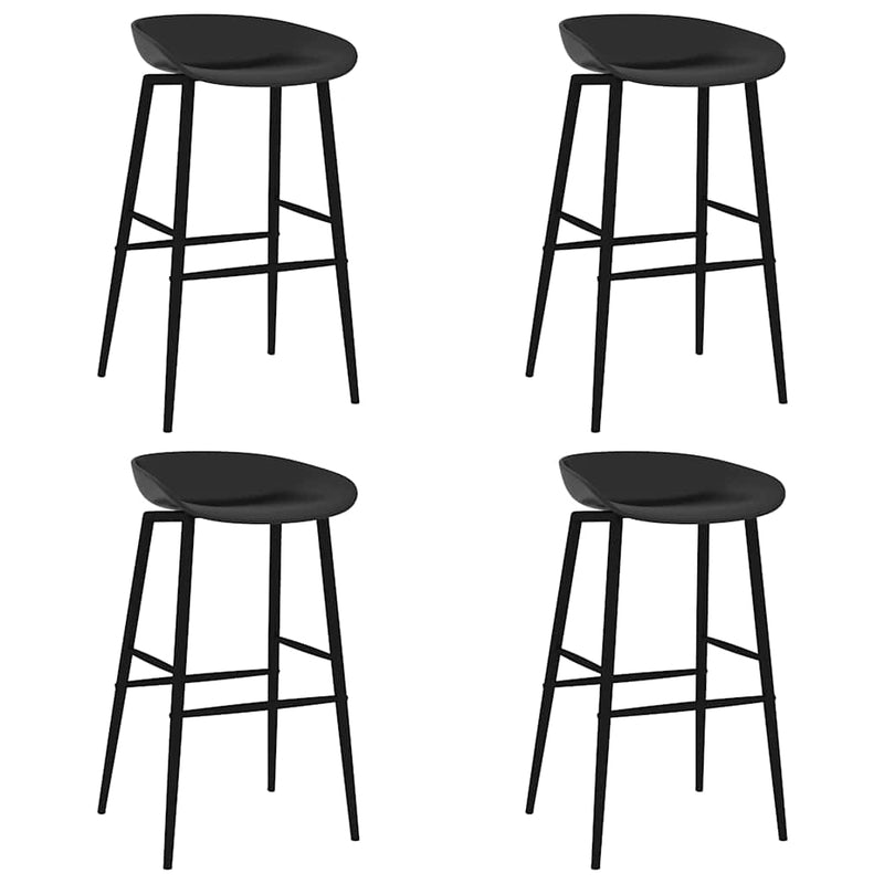 Set mobilier de bar, 5 piese, alb și gri