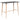 Set mobilier de bar, 5 piese, negru