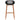 Set mobilier de bar, 5 piese, negru