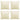 Perne decorative, 4 buc., crem, 50x50 cm, material textil