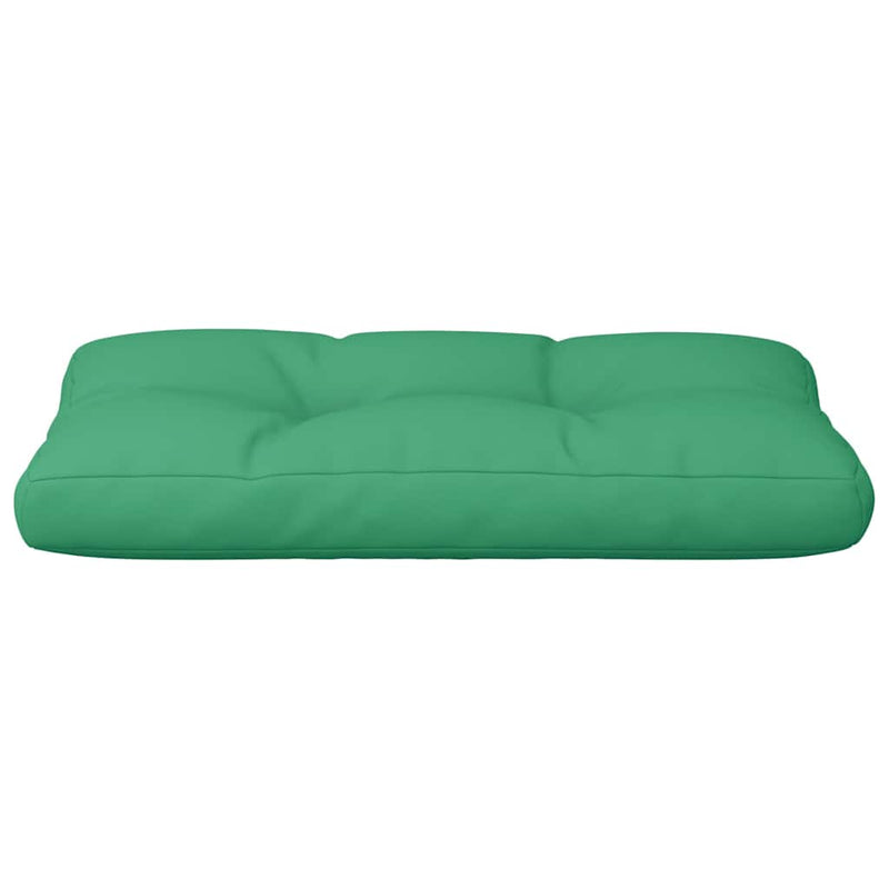 Pernă de paleți, verde, 80x40x12 cm, material textil