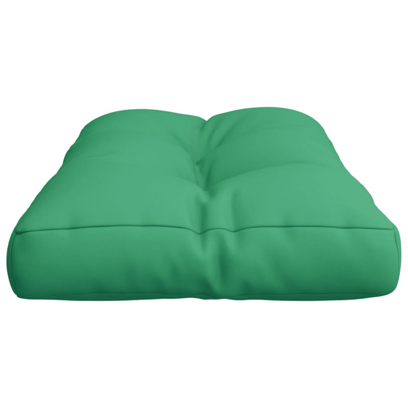 Pernă de paleți, verde, 80x40x12 cm, material textil