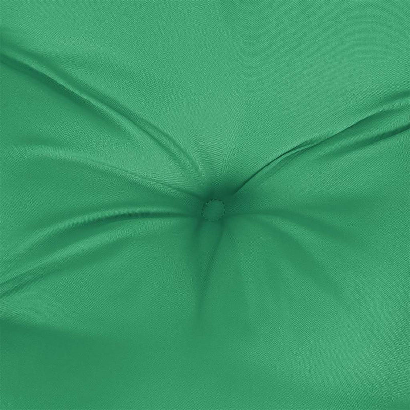 Pernă de paleți, verde, 80x40x12 cm, material textil