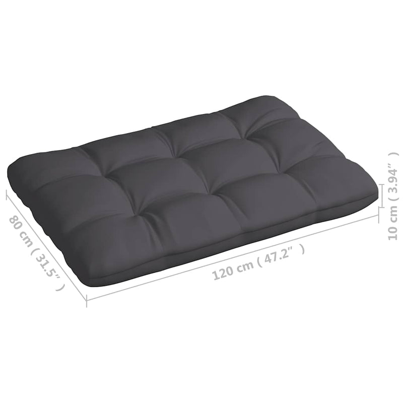 Perne pentru canapea din paleți, 7 buc., antracit