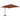 Umbrelă de grădină cantilever cu stâlp din aluminiu, teracotă, 400x300 cm