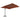 Umbrelă de grădină cantilever cu stâlp din aluminiu, teracotă, 400x300 cm