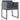 Set mobilier grădină cu perne, 9 piese, gri, poliratan