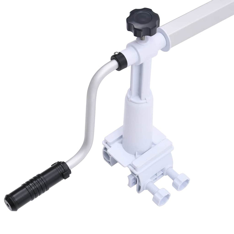 Derulator de prelată de piscină cu bază din plastic