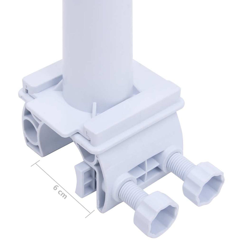 Derulator de prelată de piscină cu bază din plastic