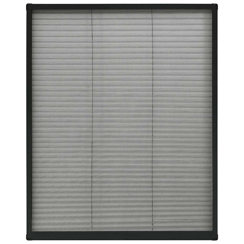 Ecran insecte pentru ferestre, antracit, 80x100 cm, aluminiu