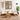 Set mobilier grădină cu perne, 6 piese, crem, lemn masiv acacia