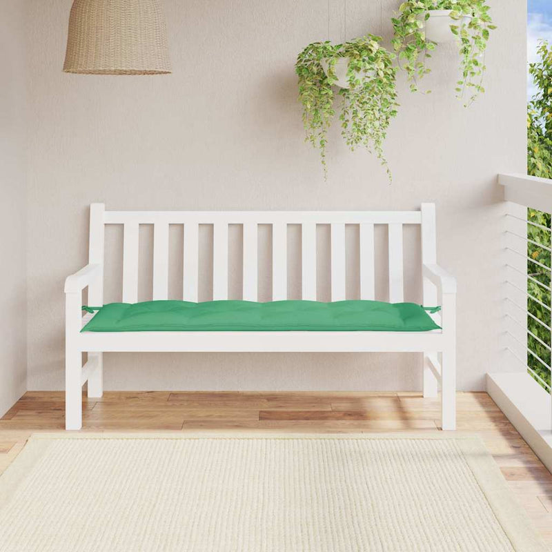 Pernă bancă de grădină, verde, 150x50x7 cm, material oxford