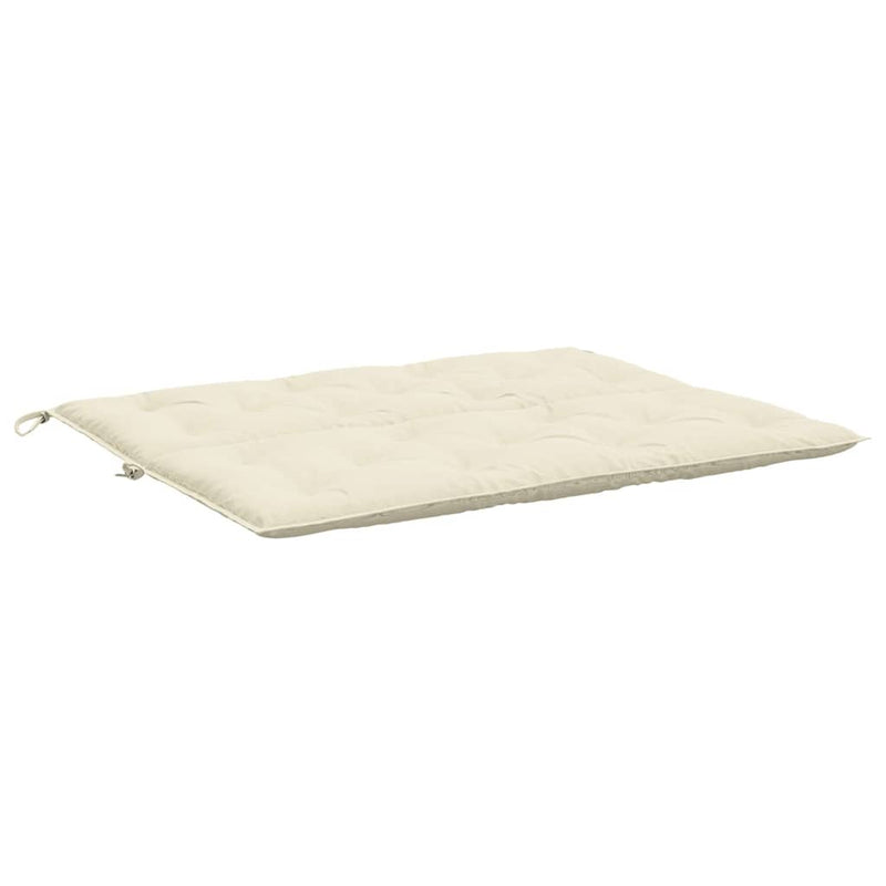 Pernă bancă de grădină, alb crem 120x(50+50)x7 cm textil oxford