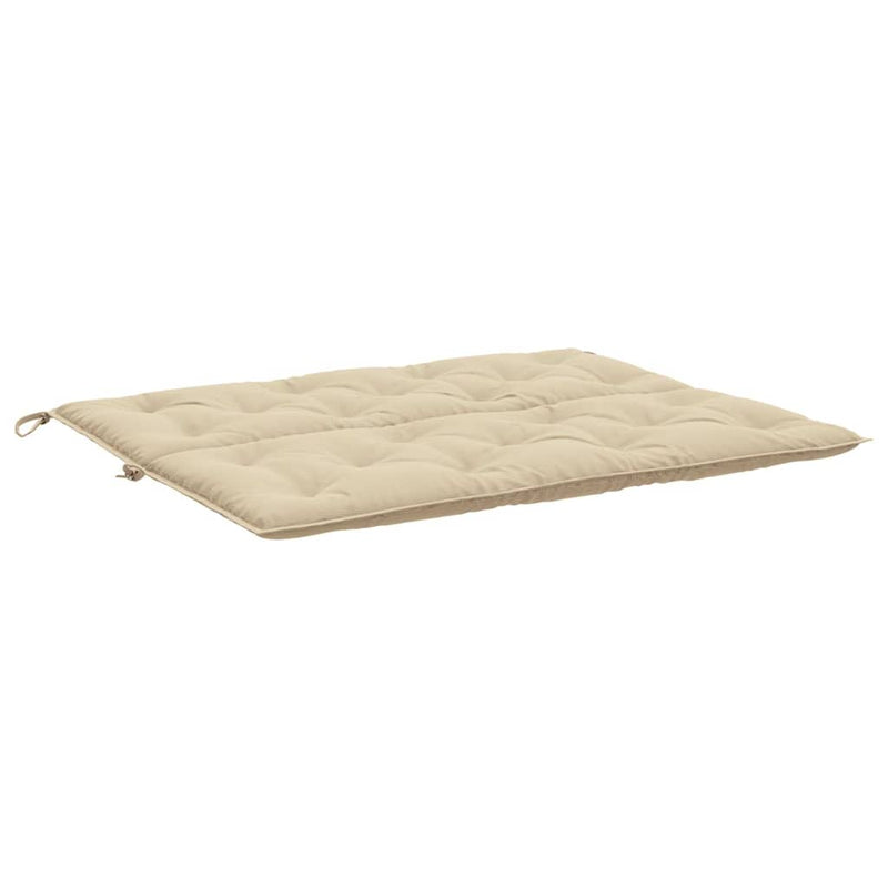Pernă bancă de grădină, bej, 120x(50+50)x7 cm, material oxford