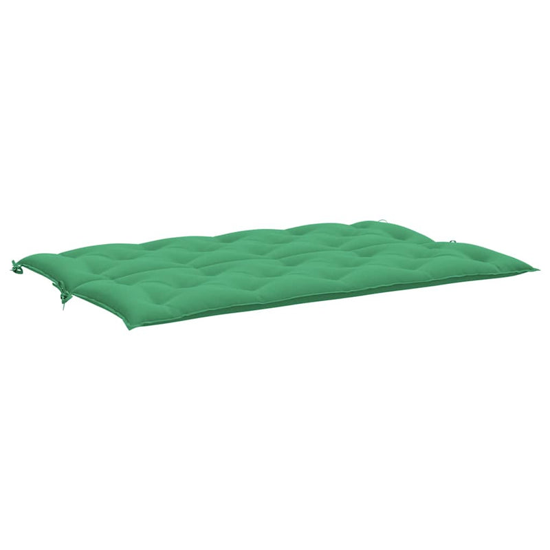 Pernă bancă de grădină, verde, 150x(50+50)x7cm, material oxford