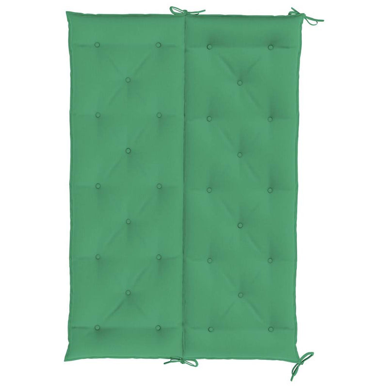 Pernă bancă de grădină, verde, 150x(50+50)x7cm, material oxford