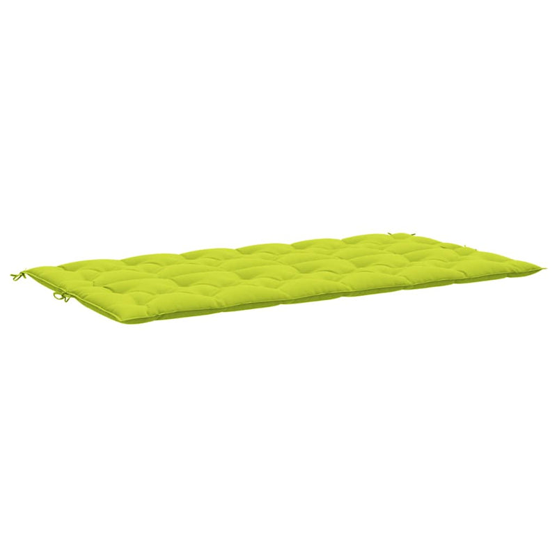 Pernă de bancă, verde aprins, 200x(50+50)x7 cm, material oxford