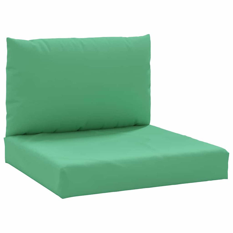 Perne pentru canapea din paleți, 2 buc., verde, textil
