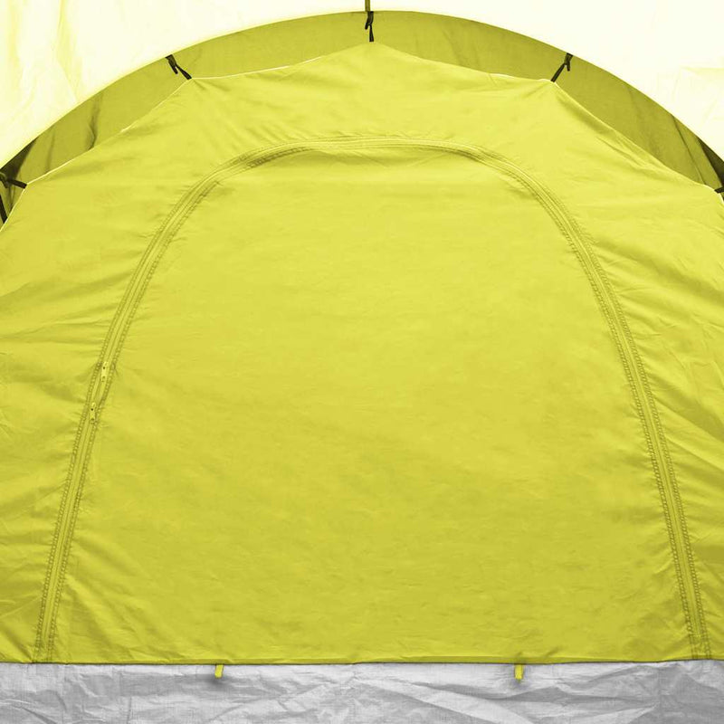 Cort camping, 6 persoane, albastru și galben