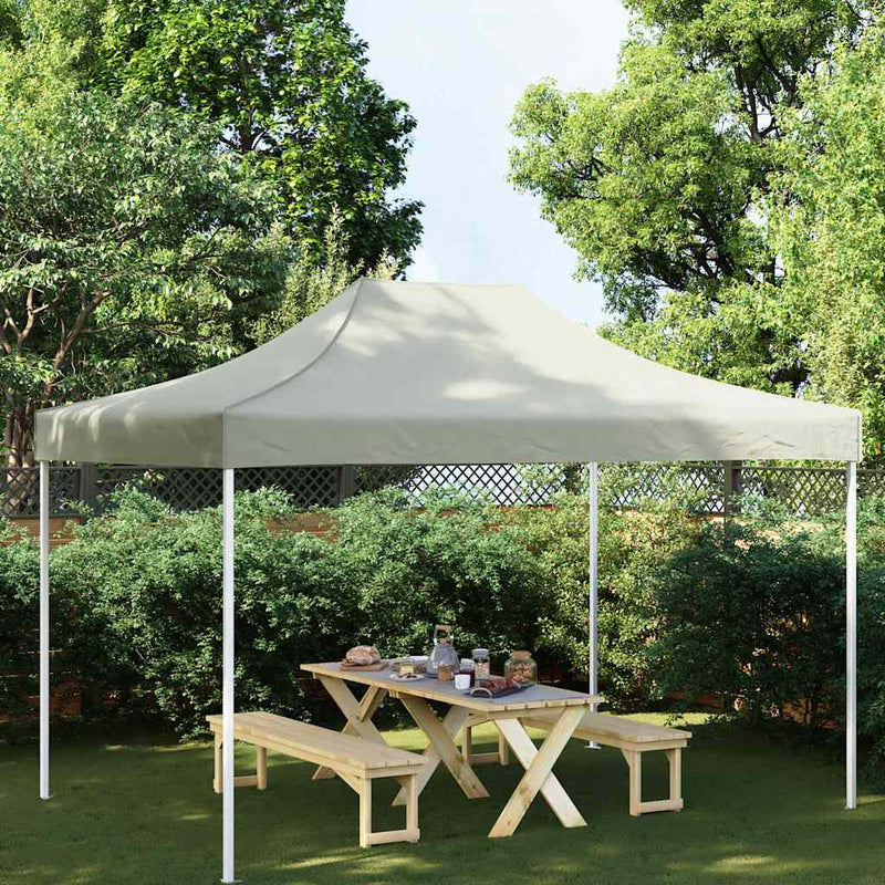Acoperiș pentru cort de petrecere, crem, 4 x 3 m, 270 g/m²