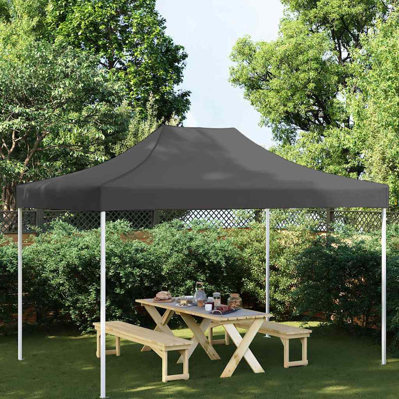 Acoperiș cort de petrecere, antracit, 4,5 x 3 m, 270 g/m²