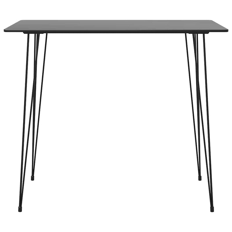 Set mobilier de bar, 3 piese, negru