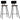 Set mobilier de bar, 3 piese, negru