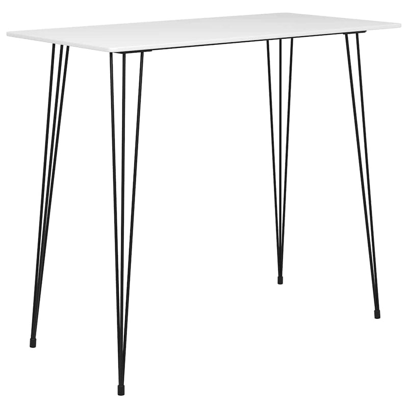 Set mobilier de bar, 3 piese, alb