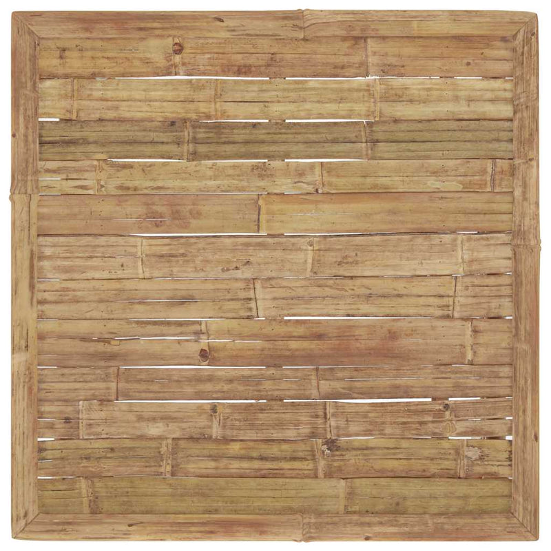 Set mobilier de grădină cu perne gri închis, 10 piese, bambus