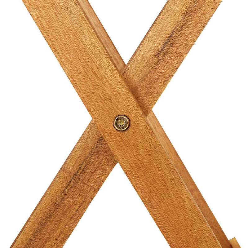 Set mobilier grădină pliabil, 3 piese, lemn masiv acacia