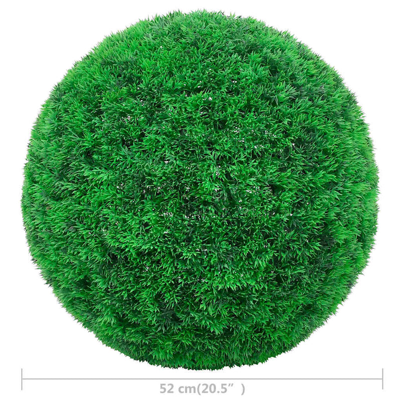 Bile de arbuști cimișir artificiali, 2 buc., 52 cm
