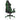 Scaun de jocuri pivotant, verde, PVC