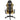 Scaun de jocuri pivotant, auriu, PVC