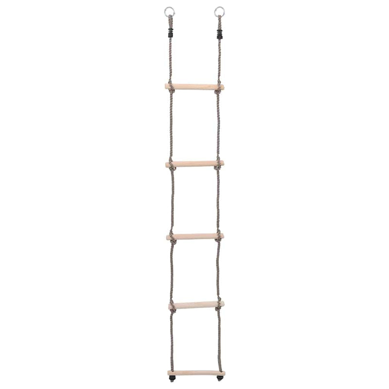 Scară cu 5 trepte, 210 cm, lemn masiv de pin