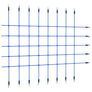 Plasă de cățărat, albastru, 200x150 cm