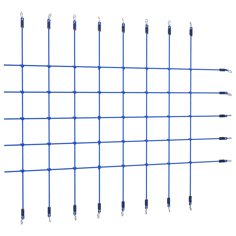 Plasă de cățărat, albastru, 200x150 cm