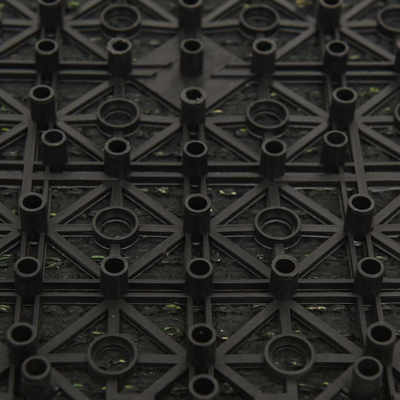 Plăci de iarbă artificială, 11 buc, verde, 30x30 cm