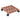 Suporturi de plante cu role, 2 buc., maro, 30x30x7,5 cm, WPC