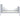 Cadru de pat extensibil, gri, 80x130/200 cm, metal