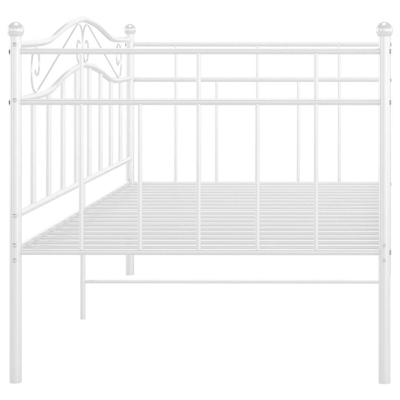 Cadru pat canapea, alb, 90x200 cm, metal